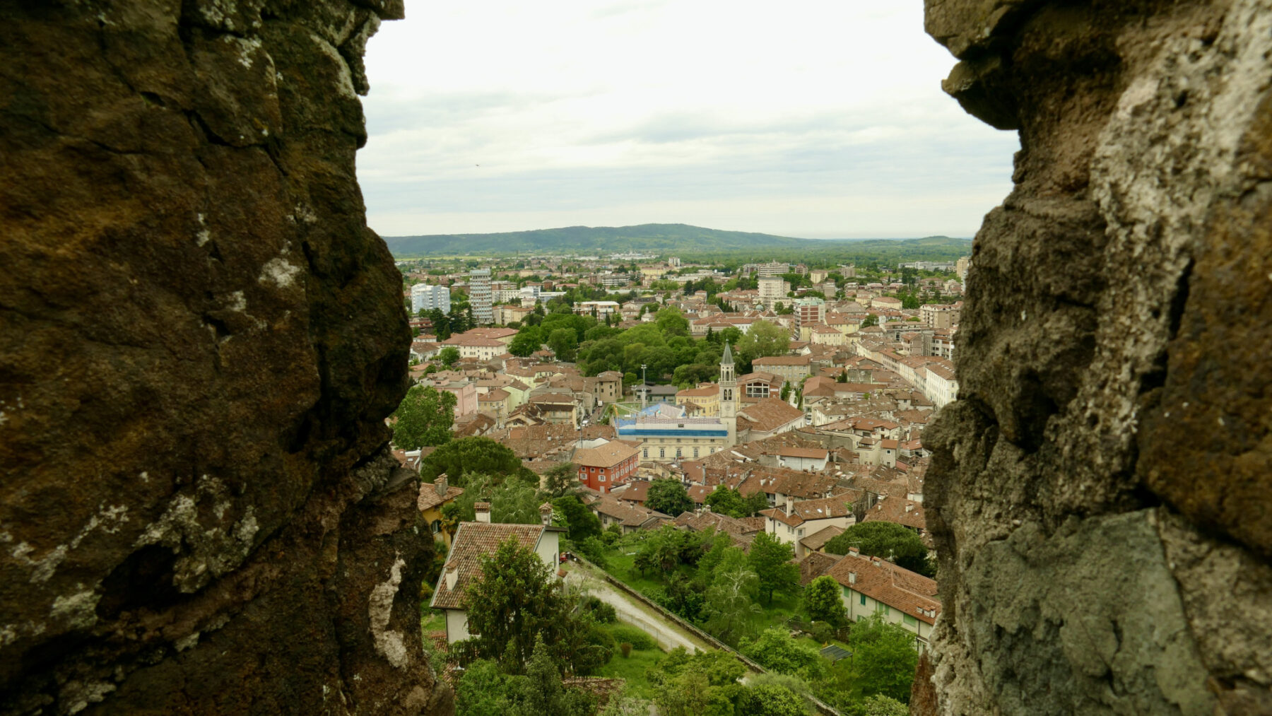 il Duomo di Gorizia visto dai bastioni del castello