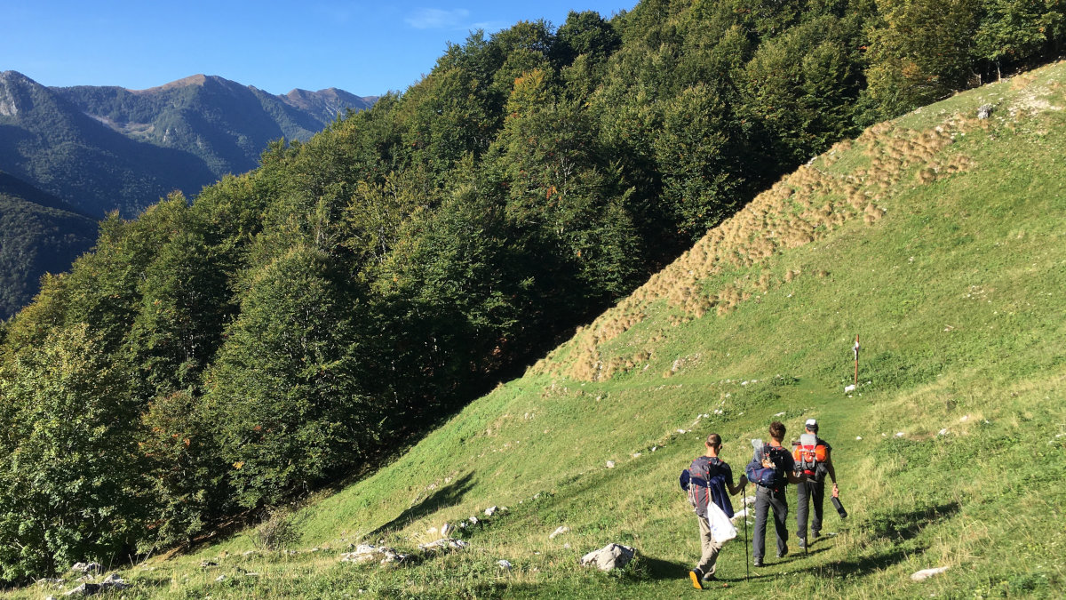 Parco Regionale Prealpi Giulie, la discesa dalla Casera Nischiuarch