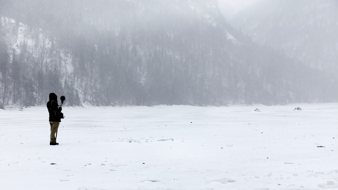 topofonie.it - ascoltare il lago ghiacciato di Raibl - foto di Lara Carrer