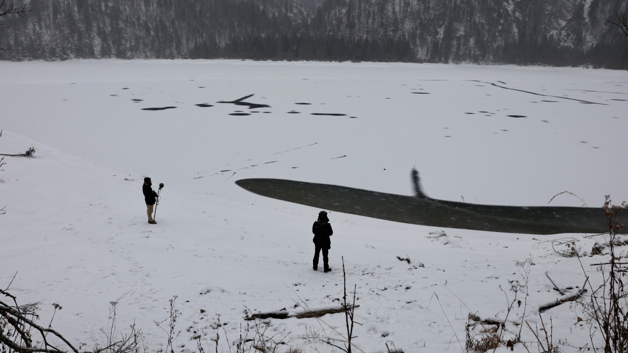 topofonie.it - Il lago ghiacciato di Raibl - foto di Lara Carrer